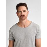 Basic T-Shirts - Zwart - Katoen/Elastaan - 2-Pack