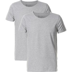 Basic T-Shirts - Zwart - Katoen/Elastaan - 2-Pack