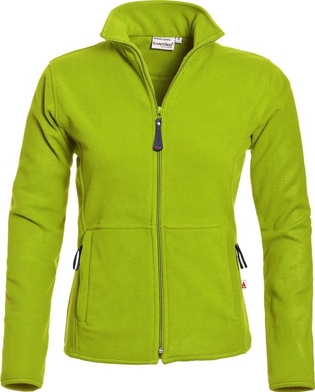 Santino - Bormio Fleecejack - Zwart - 100% Polyester