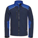 Santino Tour Softshell Jack Real Navy / Royal Blue maat S