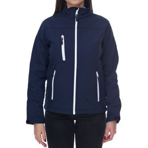 SANTINO 1015969 Soul softshell damesjack, echt marine, maat M