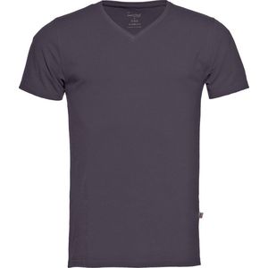 Basic V-Neck T-shirt Kleur wit 2 stuks