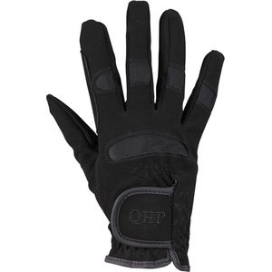 Qhp Handschoen Multi Winter Black Junior 1 | Paardrij handschoenen