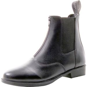 QHP Jodhpurs Manilla - Paardrijlaarzen - Leer - Zwart - Maat 39