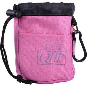 QHP - Treat Bag - Beloningstasje - Pink Grijs