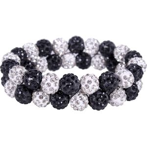 Qhp Knotband Qhp Gloss Wit-zwart