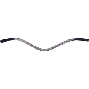 Qhp Frontriem Qhp Verbena Zwart-zilver