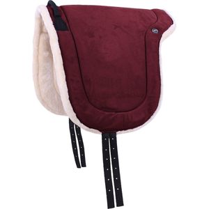 QHP Bareback pad Shet Bordeaux