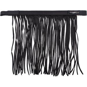 QHP - Vliegenfrontriem - Zwart - Mini Shet