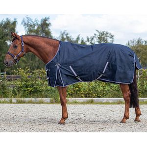 Qhp Deken Qhp Turnout Luxe 0gr Donkerblauw