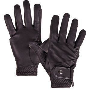 QHP - Handschoenen Leather Pro - Zwart - XS