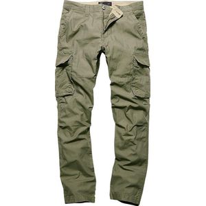 Vintage Industries - Cargohose Reef Pants - Olive - Combatbroek - 100% Katoen