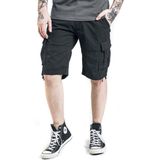 Vintage Industries Terrance Shorts Black Korte Broek