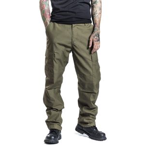 Vintage Industries - BDU Combat Broek - Olive - Loose Fit - Heren