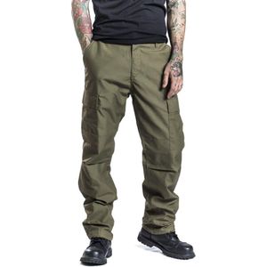 Vintage Industries - BDU Combat Broek - Olive - Loose Fit - Heren