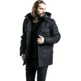Vintage Industries - Winterparka 'Darren' - Zwart - Winterjassen