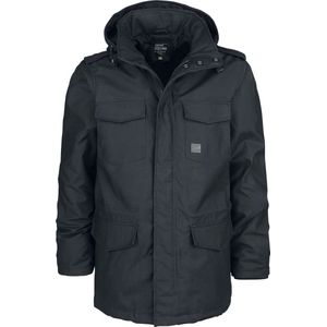 Vintage Industries - Winterparka 'Darren' - Zwart - Winterjassen