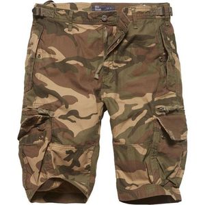 Vintage Industries Gandor shorts woodland camo