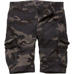 Vintage Industries Rowing Dark Camo Shorts Heren