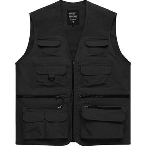 Vintage Industries - Angler Weste Legend Fishing Vest - Zwart