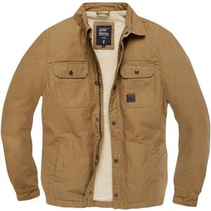 Vintage Industries - Dean - Jacke - Dark Tan - Sherpa Binnenvoering