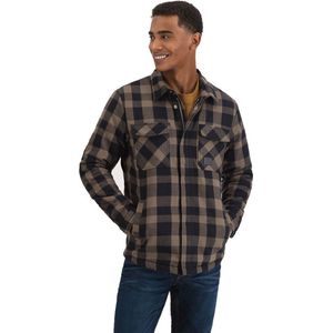 Vintage Industries - Craft Heavyweight Sherpa - Tussenjas - Beige Check - Heren