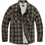 Urban Classics Damen Winterjacke Ladies AOP 2-Tone Puffer Jacket Brightyellow/Black-S