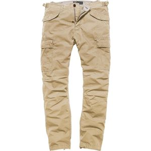 Vintage Industries - Cargohose Miller M65 - Kleding - Beige - Katoen
