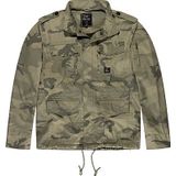 Vintage Industries Cranford Camo, textieljas, Olijf/Beige/Licht Olijf, S