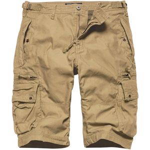 Vintage Industries Gandor shorts dark khaki