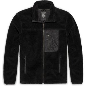 Vintage Industries - Kodi Sherpa Fleece Vest - Zwart - 100% Katoen - 100% Polyester