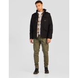 Vintage Industries - Brent Parka - Tussenjas - Zwart - Polyester/Katoen