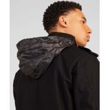 Vintage Industries - Brent Parka - Tussenjas - Zwart - Polyester/Katoen