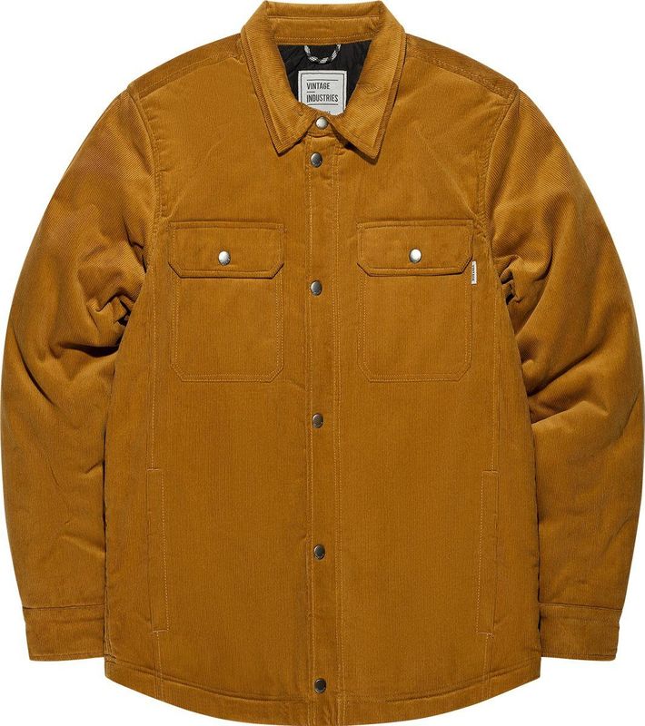 Vintage Industries - Steven Padded Shirt Jacket - Bronze - Jassen