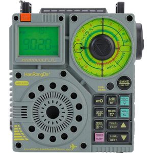 HanRongDa - HRD-A320 - Draagbare Radio - Groen - Wereldontvanger - Bluetooth® speaker - Oplaadbare batterij