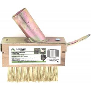 Benson Messing Voegenstaalborstel met Schraper - 3 Rijen - 141 X 73 X 122 Mm