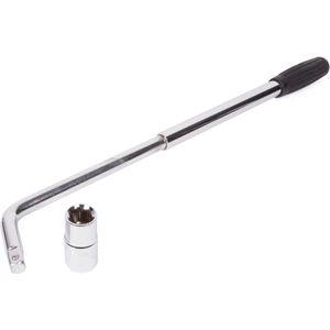 Benson - Telescopische Wielmoersleutel - Chroom-vanadium - 17 en 19 mm