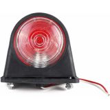 Benson Breedtelamp Rubber Licht Rood - Wit 12V - 5W - 74 mm