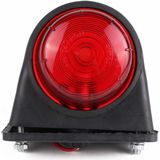Benson Breedtelamp Rubber Licht Rood - Wit 12V - 5W - 74 mm