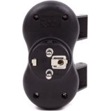 Benson - Stekker Duo Verloop - Buitenstopcontact - Zwart - Spatwaterdicht - 3500W