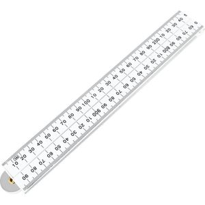 Benson Duimstok - 1 meter - Fiber - Wit - Stevig en duurzaam
