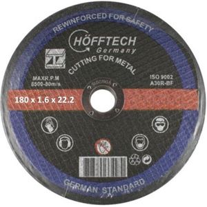 Hofftech Doorslijpschijf Metaal - 180 x 1.6 mm