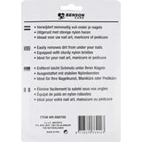 Benson Houten nagelborstel - dubbelzijdig - 10 x 4.5 cm - 2 stuks