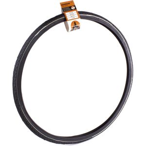 Benson Retro buitenband - 26 inch - zwart met witte lijn - stijlvol en duurzaam