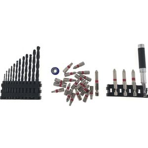 Hofftech Magnetische boor- en bitset - 38-delig - Inclusief opbergkoffer