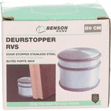 Benson Deurstopper - Ø 9 cm - Staal - RVS