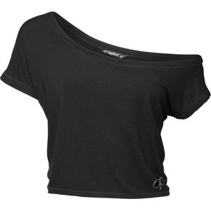 Papillon - Sportshirt - Zwart - Dames - Korte Mouwen