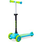 AMIGO Twister 3-Wiel Kinderstep - Opvouwbaar - In hoogte verstelbaar - Voetrem - Vanaf 3 jaar - Jongens / Meisjes - Blauw/Lime