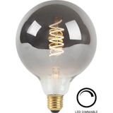 Highlight - Lamp LED G95 4W 100LM 2200K Dimbaar Rook