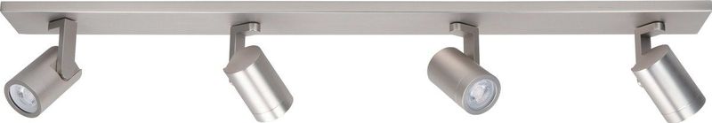 Highlight - Aston - Opbouwspot - Nickel - Metaal - 4-voudig - 91,5cm